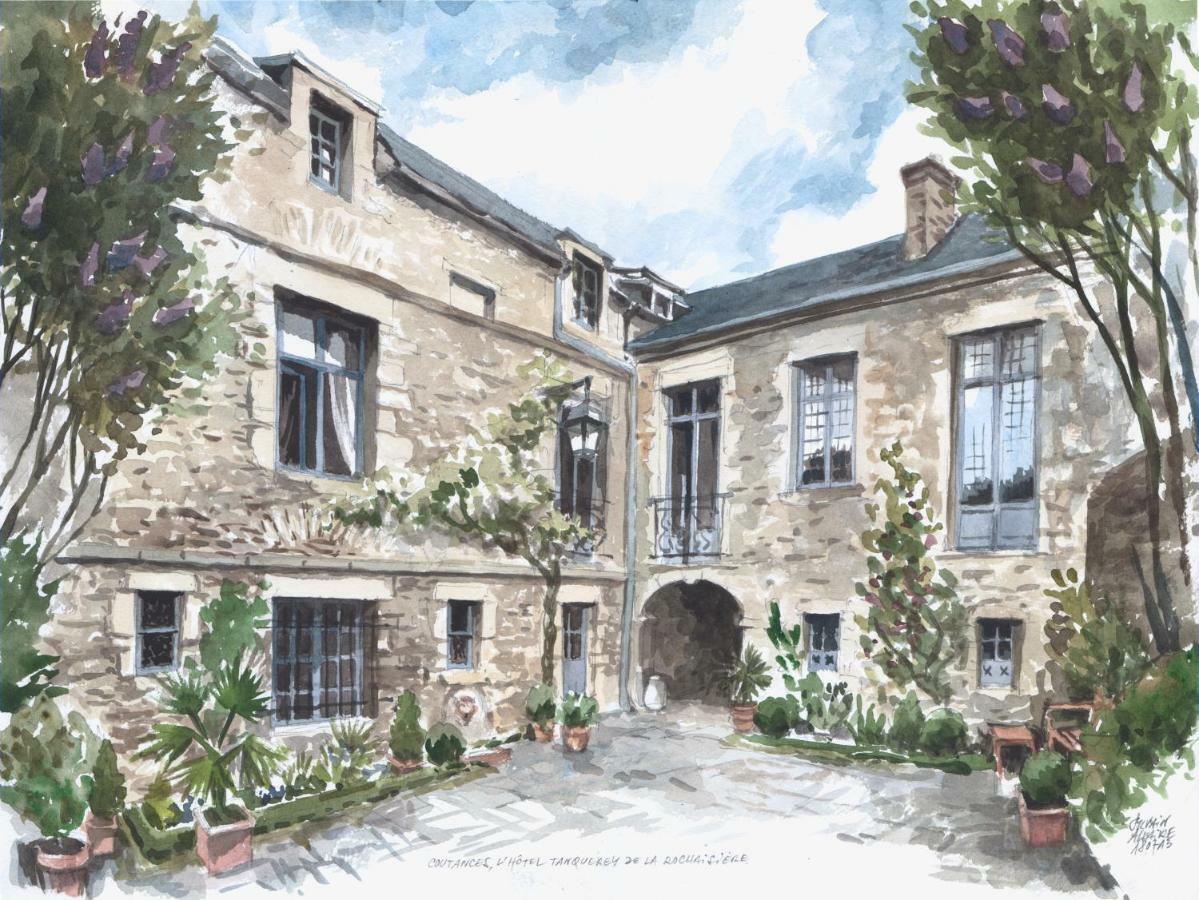 Hotel Tanquerey De La Rochaisiere Кутанс Экстерьер фото